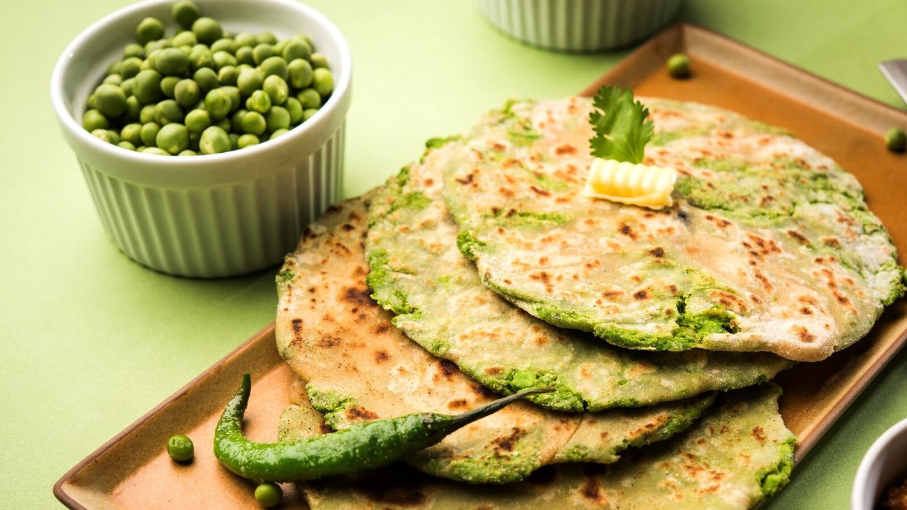 indian-green-pea-paratha-matar-paratha-recipe