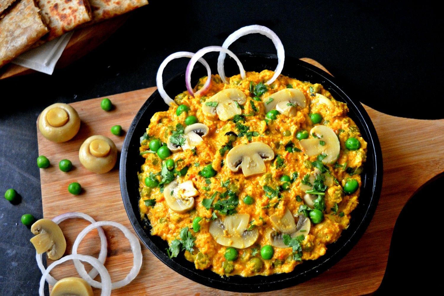 indian-matar-mushroom-recipe